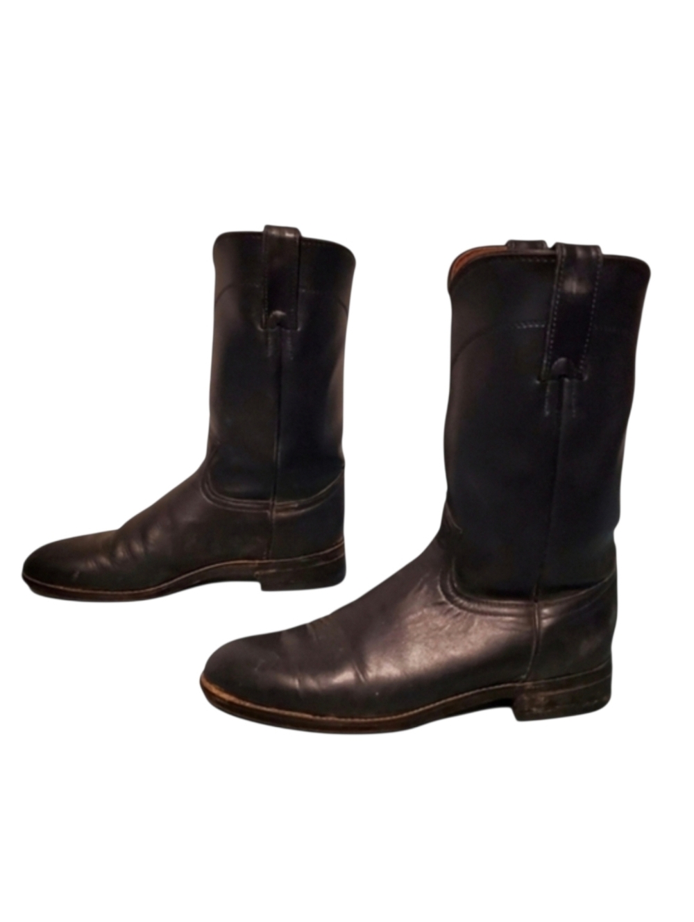 Diamond J Navy Blue Cowboy Western Boots Women's Size 5.5B
